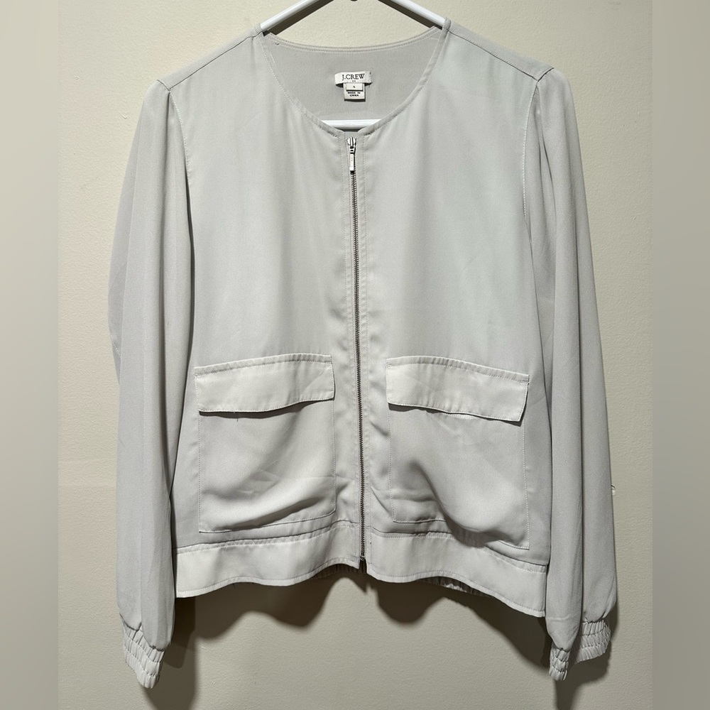 J. Crew Barely Blue Jacket